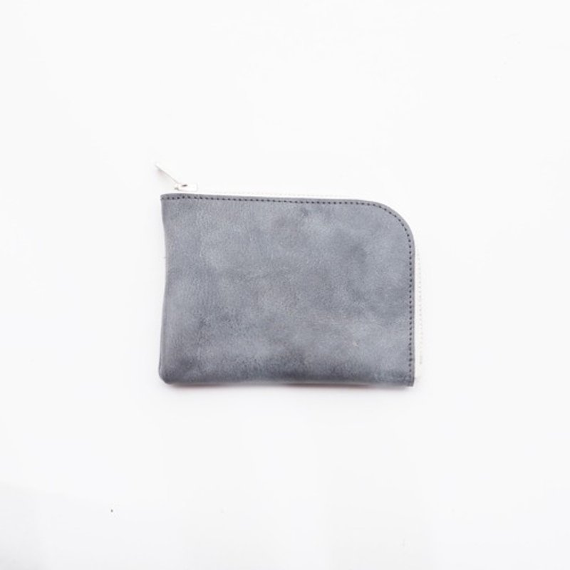 cow leather wallet （ネロ）11×8/小銭入れ/カード入れ/WS001 - 銀包 - 真皮 