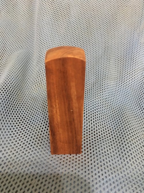 臺灣檜木工藝坊 臺灣櫸木8分印章2.4*2.4*8cm