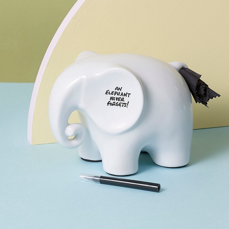 Luckies Eric the Memo Elephant - Other - Pottery White