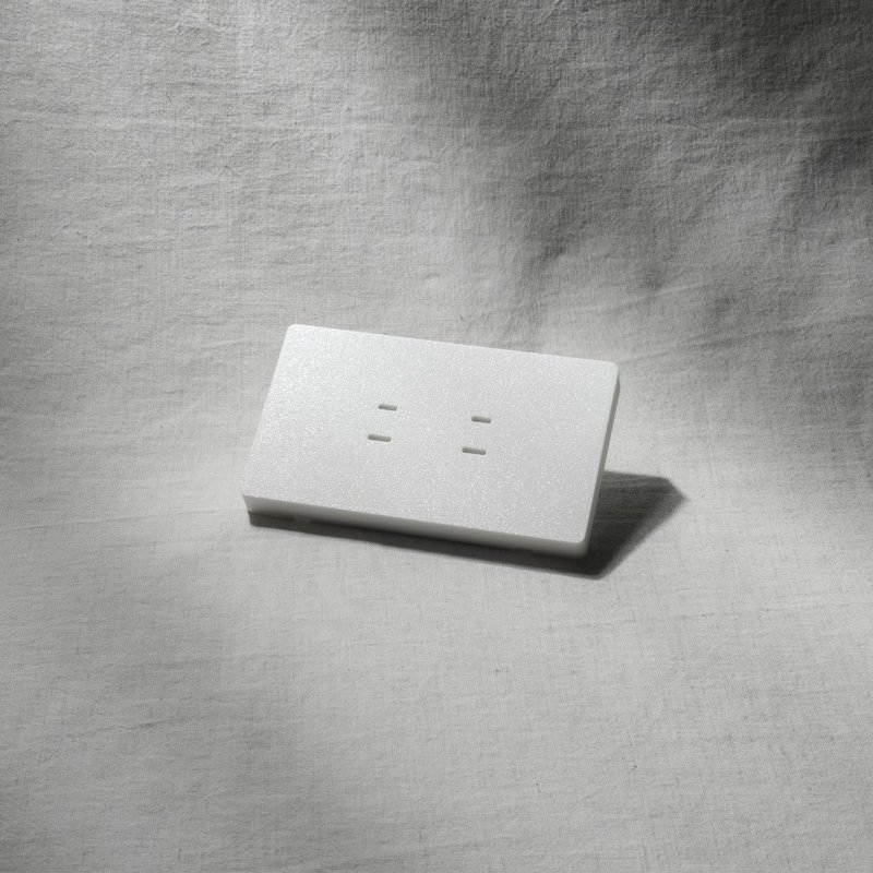 2.0 無接地 雙插座蓋 國際牌星光改裝面板 【3D列印原創商品】 - 壁貼/牆壁裝飾 - 其他材質 白色