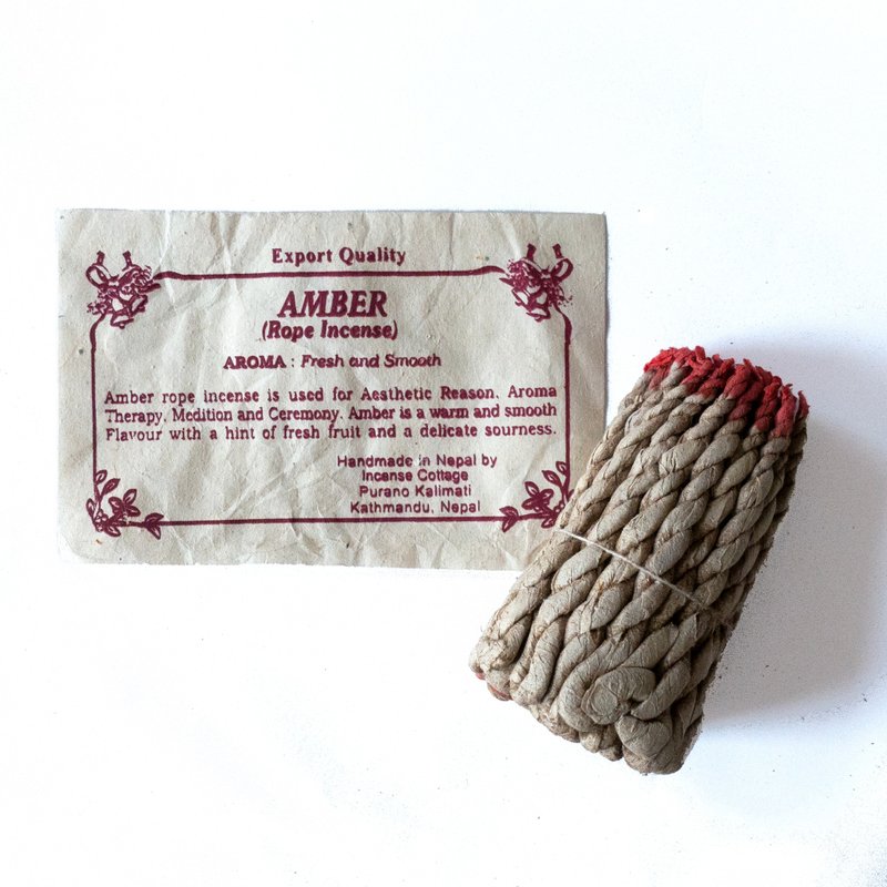 EARTH.er - Nepali Amber Rope Incense - Fragrances - Paper Khaki