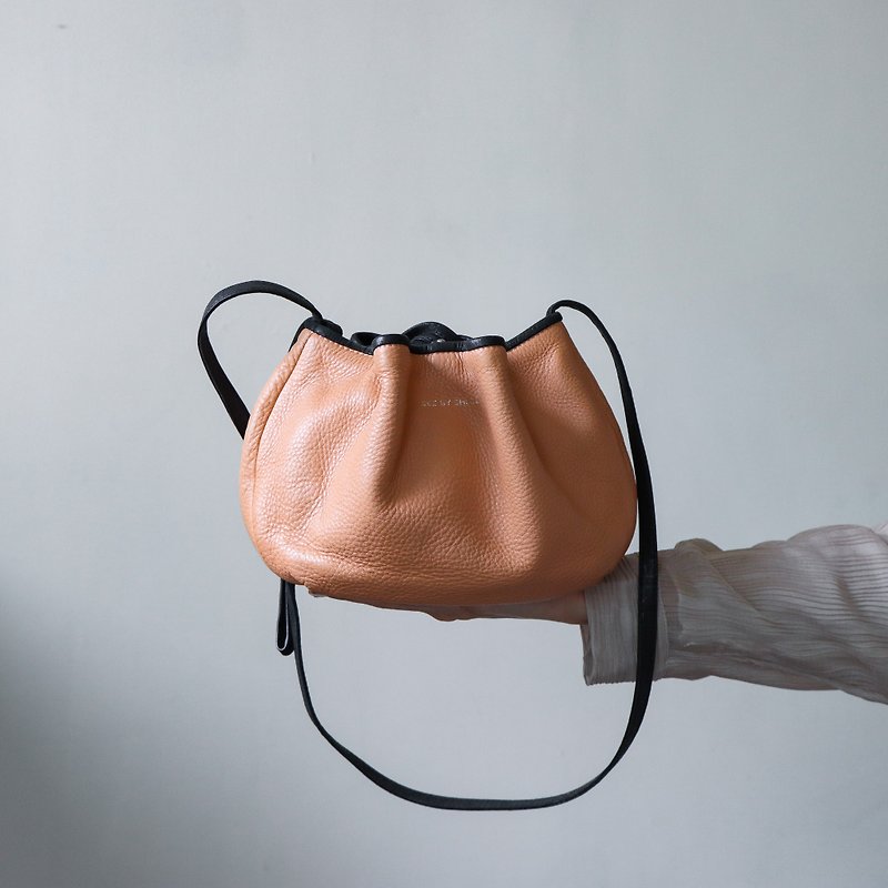 Vintage See by Chloe Tangerine Orange Crossbody Bucket Bag - Drawstring Bags - Genuine Leather Orange