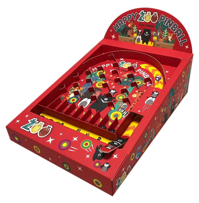 Pinball可愛彈珠台 | 最後12台 自玩送禮皆宜 小朋友最愛 - 桌遊/卡 Game - 紙 紅色
