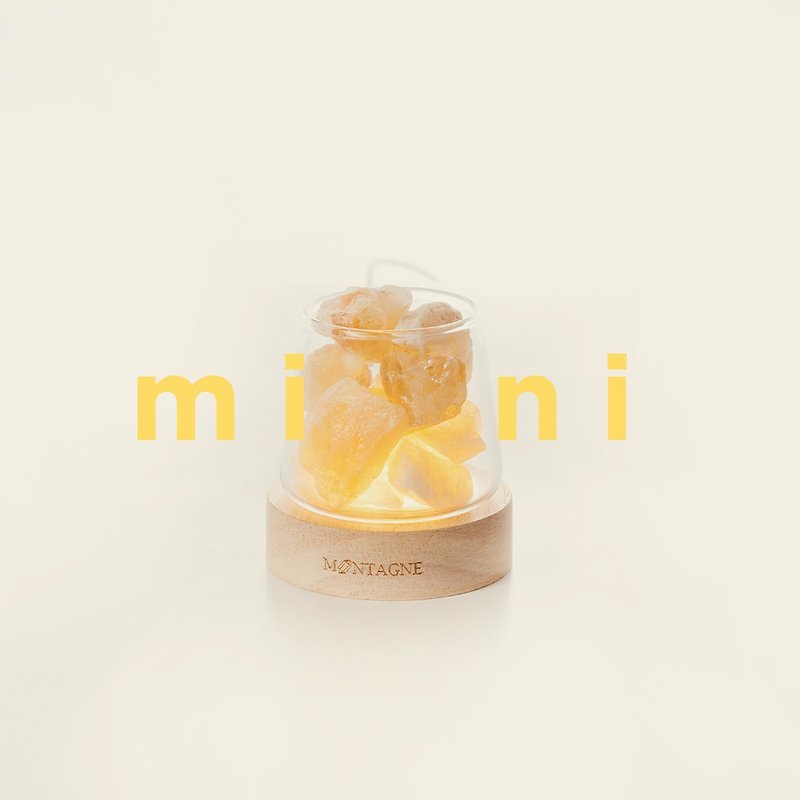 Pre-order MONTAGNE mini crystal diffuser set Citrine | Lucky X Confidence | Random essential oils - น้ำหอม - วัสดุอื่นๆ สีเหลือง