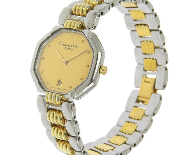 日本直送】クリスチャンディオール Dior スウィング オクタゴン 腕時計