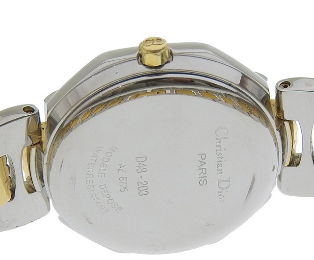 稼働 ディオール 腕時計 クオーツ QZ レディース オクタゴン デイト 稼働 ディオール 腕時計 クオーツ QZ レディース オクタゴン デイト