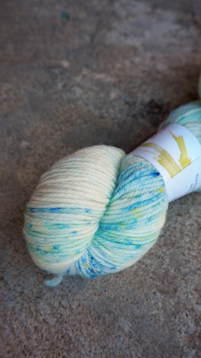 Hand dyed the line. Sprite (Sport 100% Merino) - Knitting, Embroidery, Felted Wool & Sewing - Wool 