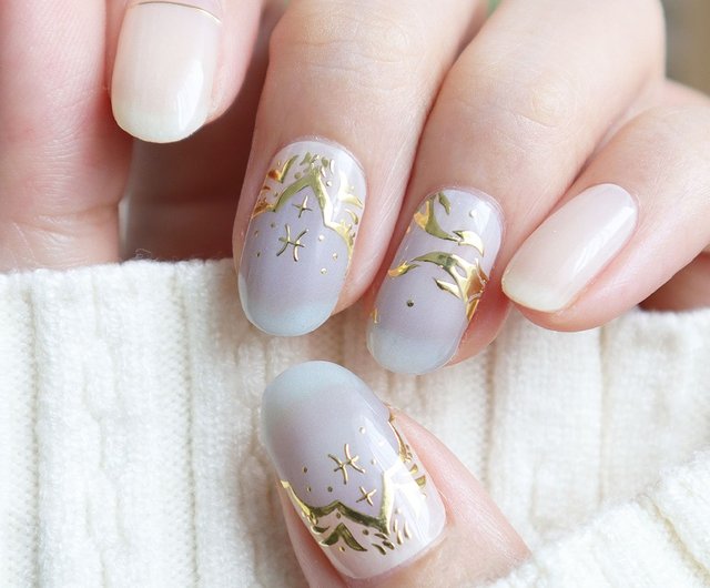 Lunacaca ジェルネイルシール】C01052 うお座 簡単に剥がせる