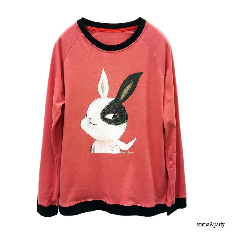 EmmaAparty illustration T: yaya meat rabbit (short version limited edition) - Unisex Hoodies & T-Shirts - Cotton & Hemp Red