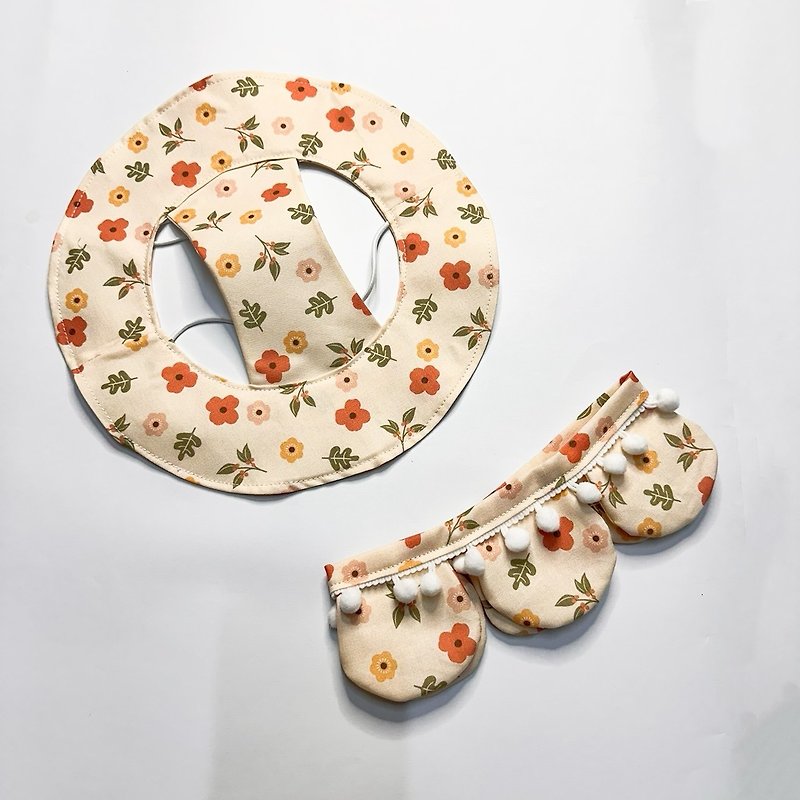 French flower pet hat and scarf set - Clothing & Accessories - Cotton & Hemp 