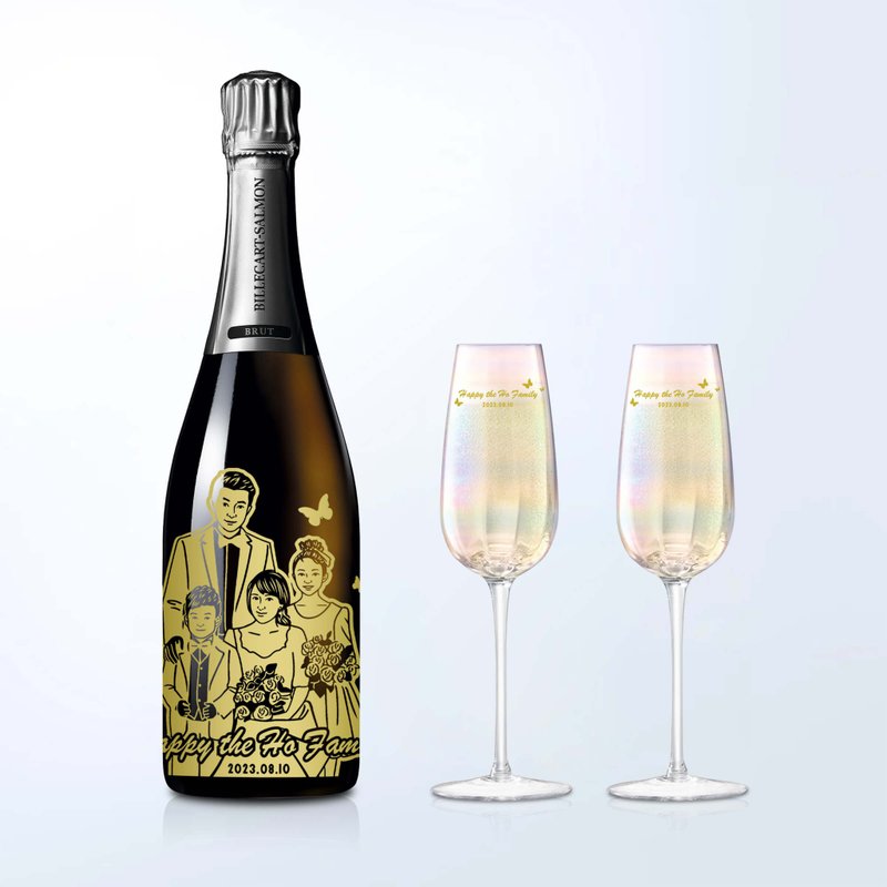 大容量香檳|客製化  Billecart Salmon BRUT RÉSERVE Champagne - 酒類/酒精飲品 - 玻璃 