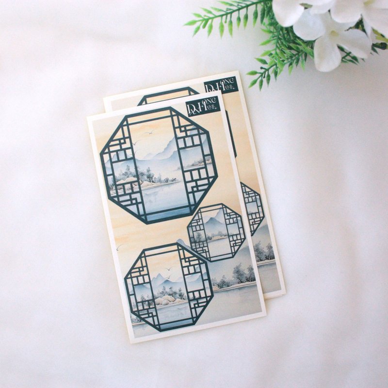 Oriental label paper sticker_June_9 - 貼紙 - 紙 