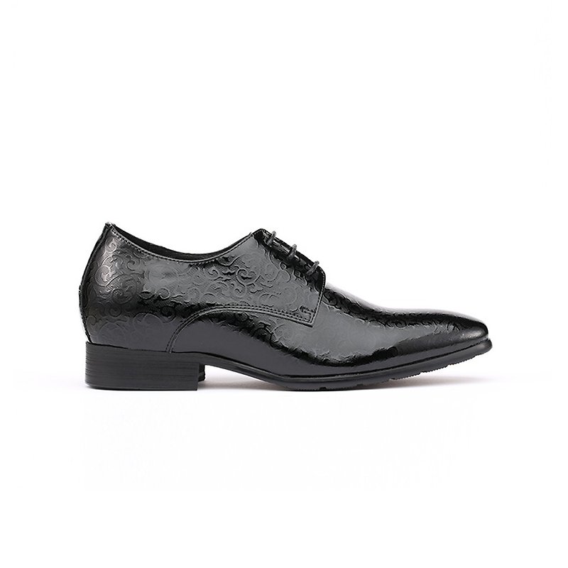 Kings Collection Pinhal กับรองเท้าส้นสูง 2.5 นิ้ว รองเท้า  KV80059 สีดำ - รองเท้าหนังผู้ชาย - หนังแท้ สีดำ