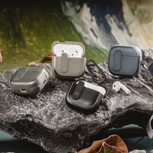 SwitchEasy 魚骨牌 MAGEASY Odyssey抗衝擊磁扣耳機殼for AirPods 4 /pro1/2(無手繩)