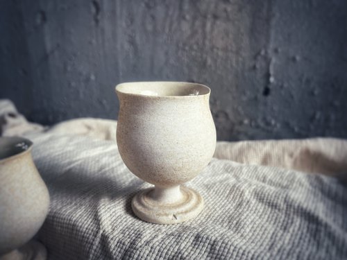 阿法卡朶・蒔光窯記事 野獸高腳杯・茶杯・咖啡杯 - 湖水心系列 No 2
