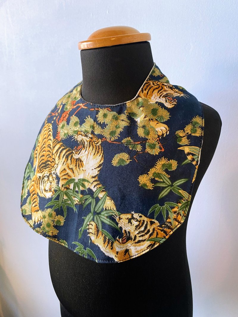 赤ちゃんの和柄スタイ Bib 圍兜 口水巾 - 嬰兒手鍊/飾品 - 棉．麻 藍色