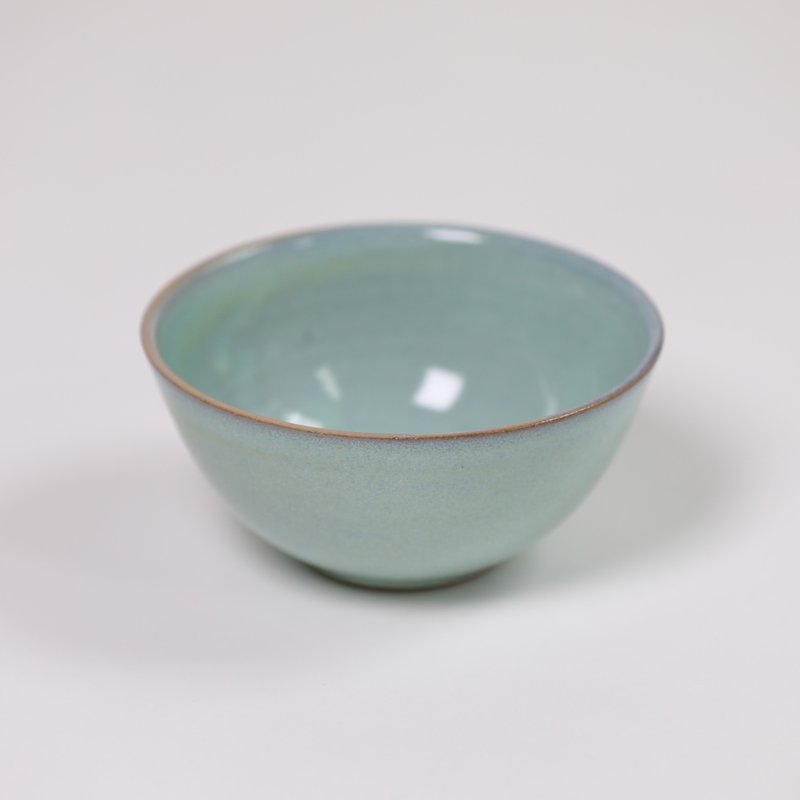 Ceramic bowl-blue-fair trade - ถ้วยชาม - ดินเผา สีน้ำเงิน