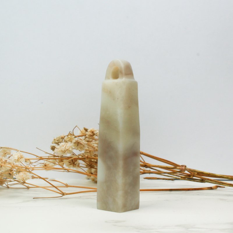客製化手工印章-|老撾石印鈕-1.3 x 1.3 CM|手工篆刻印章 - 印章/印台 - 石頭 