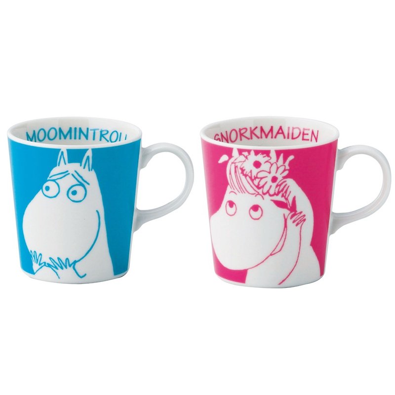 MOOMIN 噜噜米-expression series on the cup (噜噜米&可儿) - Mugs - Pottery 