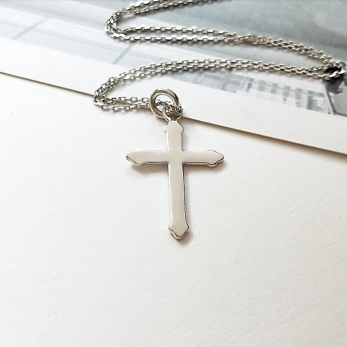 DoriAN純銀設計 DoriAN 信仰基督十字架925純銀項鍊 附純銀保證卡 精美禮物包裝