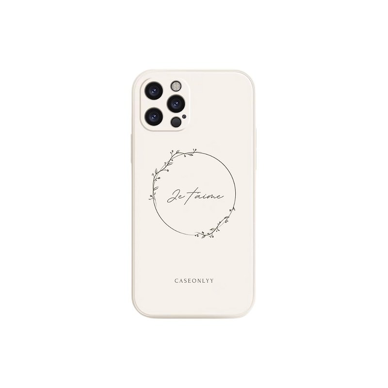 【限定デザイン】Je taime | iPhone Samsung ケース - スマホケース - シリコン 