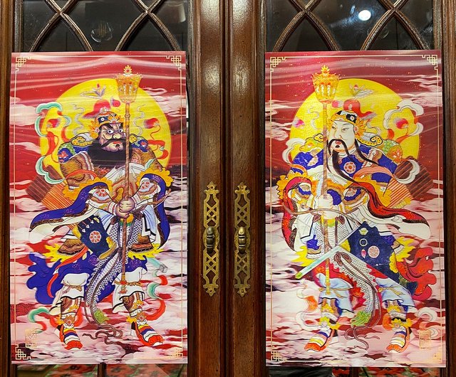 3D立体左右扉神（3D立体絵画） - ショップ gutsproduction ご