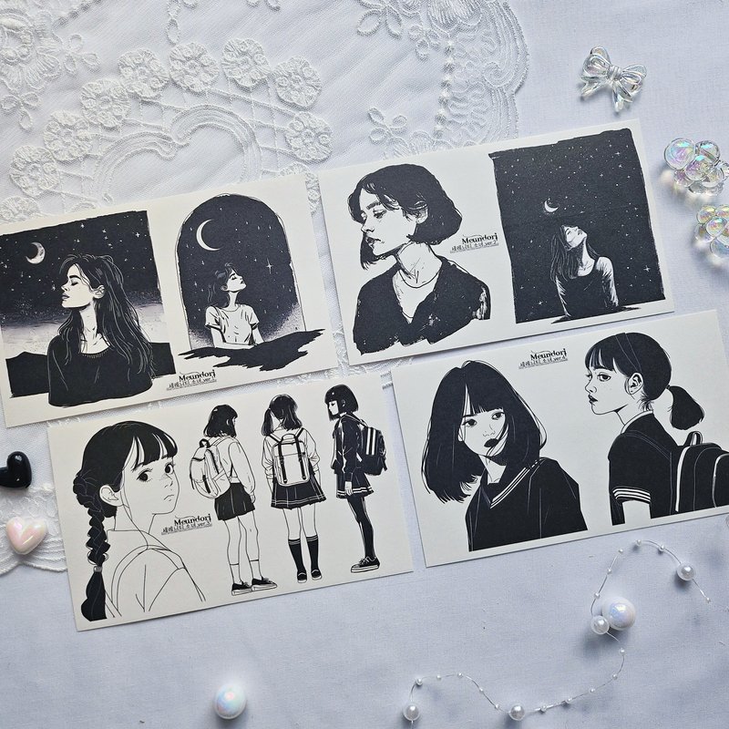 Serenity - girls paper sticker - 貼紙 - 紙 