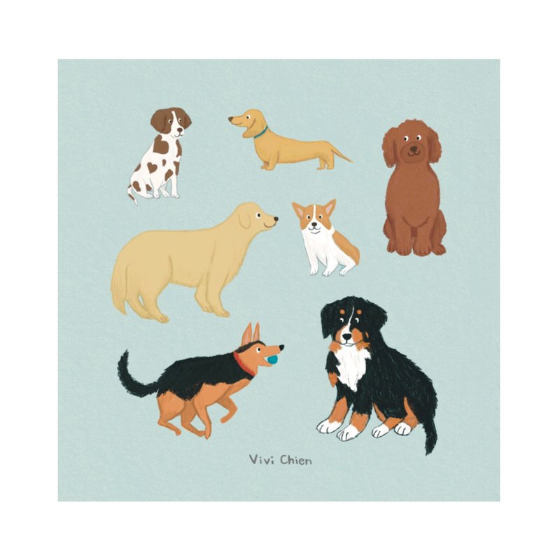 Cute Doggies - Cards & Postcards - Paper 