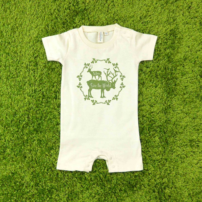 Nature Baby Pack Japan United Athle cotton soft short-sleeved bag fart clothing - อื่นๆ - ผ้าฝ้าย/ผ้าลินิน 