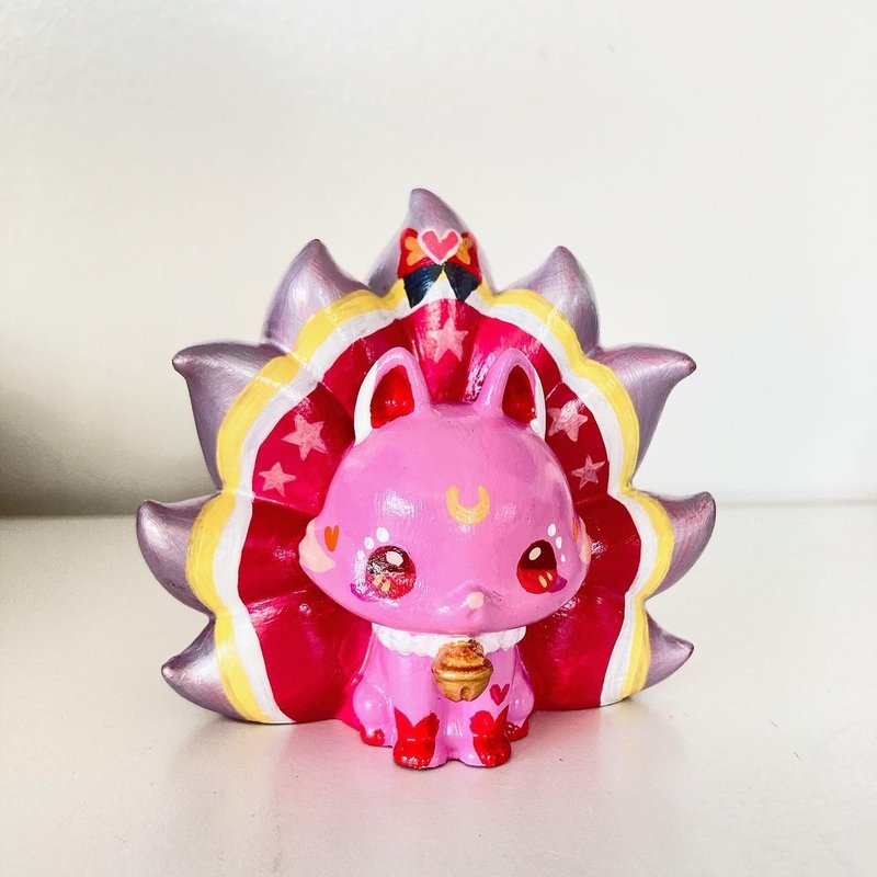 【美戰九尾狐】小小兔狐 - 擺飾/家飾品 - 其他材質 