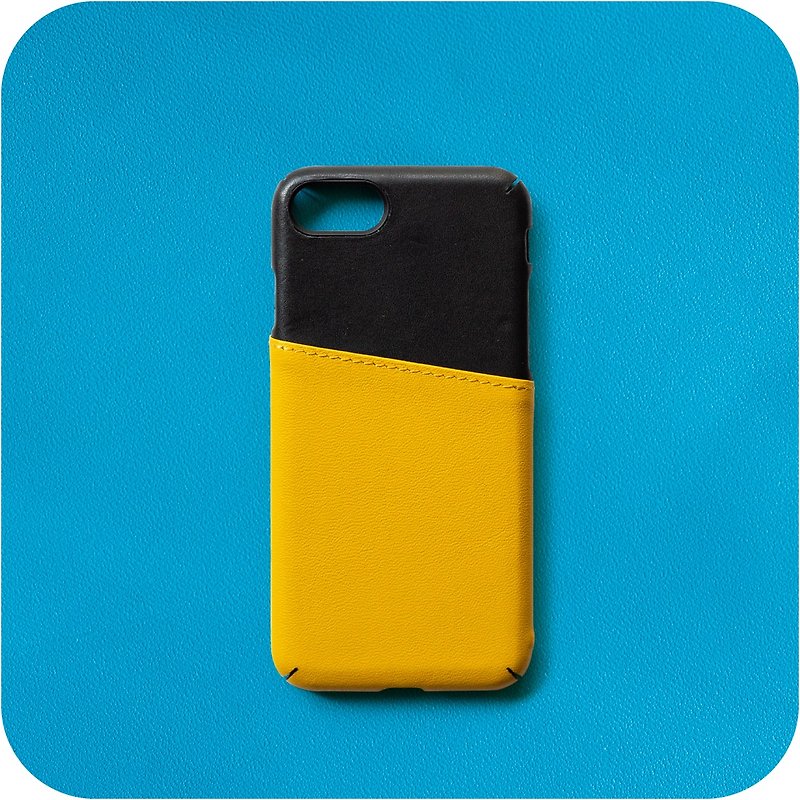 Patina Handmade All-inclusive Mobile Shell RK23 Card Sensing iPhone 7/8plus Exclusive - เคส/ซองมือถือ - หนังแท้ หลากหลายสี