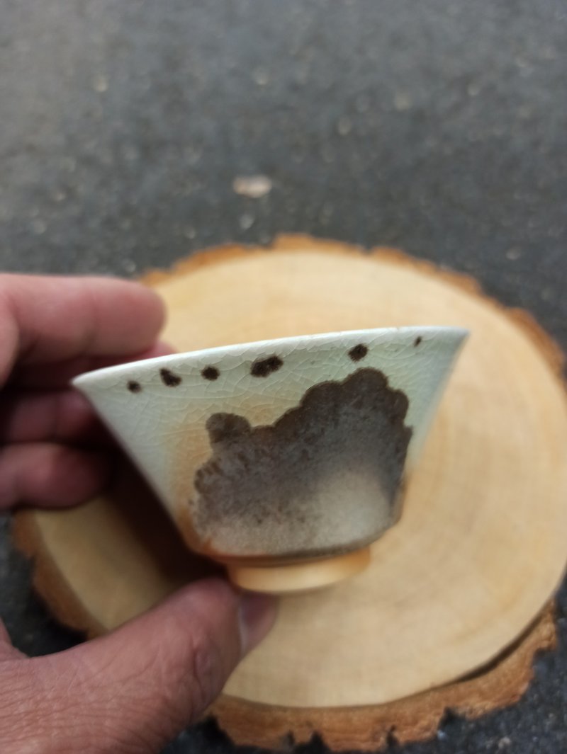 柴燒杯 - 茶壺/茶杯/茶具 - 瓷 橘色