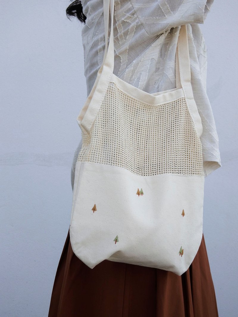 mesh bag - 其他 - 棉．麻 卡其色