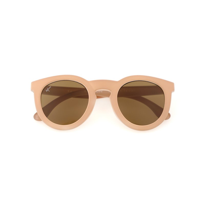 BABY Morandi kids sunglasses-linen desert camel - เครื่องประดับ - วัสดุอีโค สีนำ้ตาล