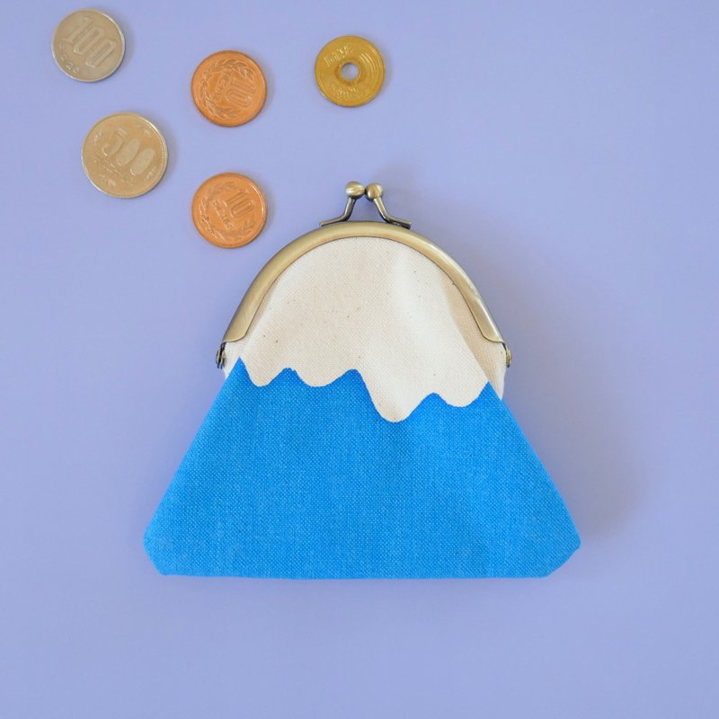 Mt. Fuji - Coin Purses - Cotton & Hemp Blue