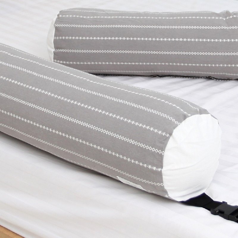 Length 175cm Korea Kangaruru anti-drop guardrail bed padded cushion--[Gray bottom snow white] - Kids' Furniture - Wool Silver
