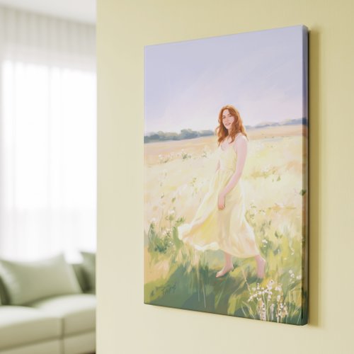 絵画 。壁掛け絵☆【きれいな白いスカートの女性が色とりどりの