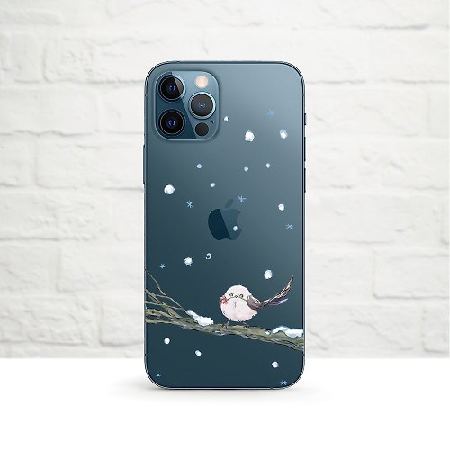 OneLittleForest 雪の精靈-防摔透明軟殼- iPhone 15 pro, 14至iPhoneSE3, Samsung