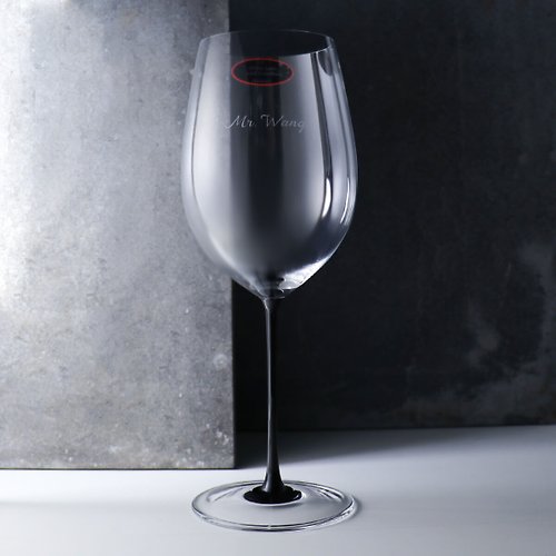 MSA玻璃雕刻 860cc【Riedel黑梗】Sommeliers Black Tie Bordeaux波爾多紅酒杯