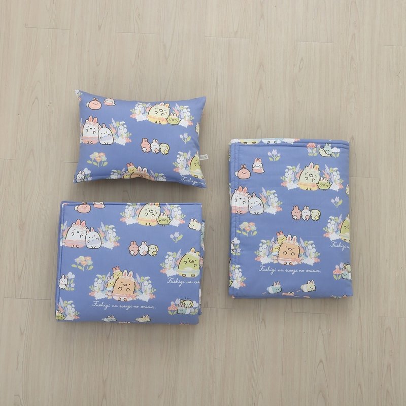 Corner Buddy-Cute Sleeping Mat Three-piece Set-Garden (Two Colors)-Made in Taiwan - อื่นๆ - ผ้าฝ้าย/ผ้าลินิน 