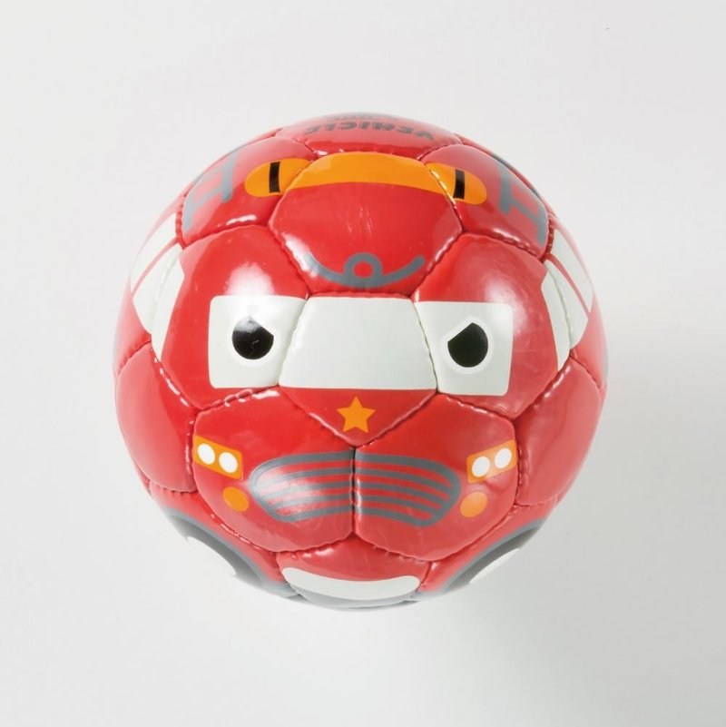 地球ツリーフェアトレード＆エコ「手作りおもちゃシリーズ」 - サッカーの動物園手作りフットボール（消防車） - 知育玩具・ぬいぐるみ - その他の素材 