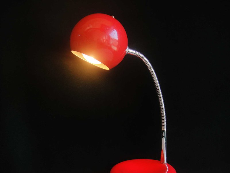【老時光 OLD-TIME】早期二手台灣製金屬球燈 - 燈具/燈飾 - 其他材質 多色