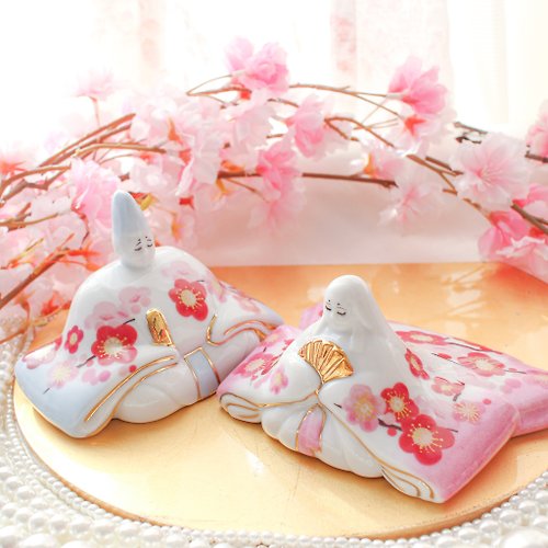 blanche-neige 陶器の雛人形〜ミニ雛祭り〜