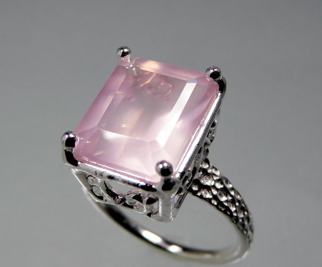 ローズクォーツ リング / Rose Quartz Ring - ショップ NATSU