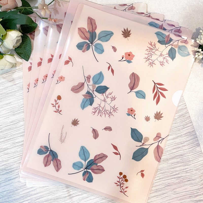 Slightly cool autumn--A4 L-shaped 210um transparent PP file folder 5-in/L folder/File folder - Folders & Binders - Other Materials 