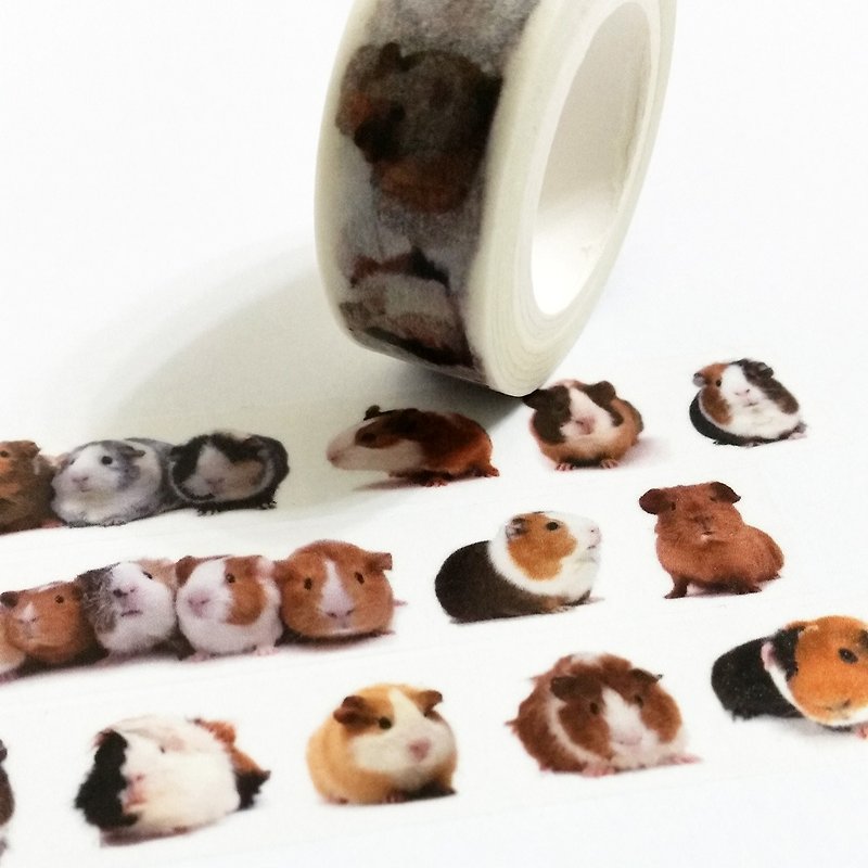Customized Mini Washi Tape Guinea Pigs - มาสกิ้งเทป - กระดาษ 