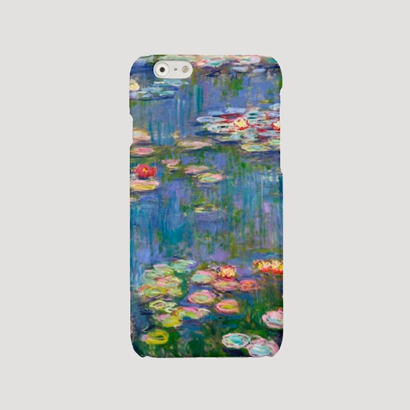 iPhone case Samsung Galaxy case Claude Monet Water Lilies 79 - เคส/ซองมือถือ - พลาสติก สีน้ำเงิน
