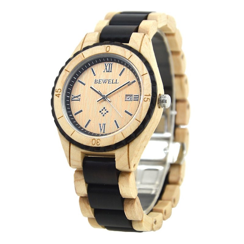 Wood Watch Men's Quartz Watch Maple and Ebony - Men's & Unisex Watches - Wood 
