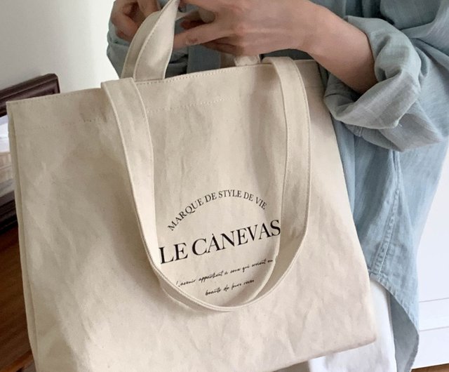 AUBE DE J ★韓国★人気エコバッグ★Moments Linen Bag/追跡あり org.jpg