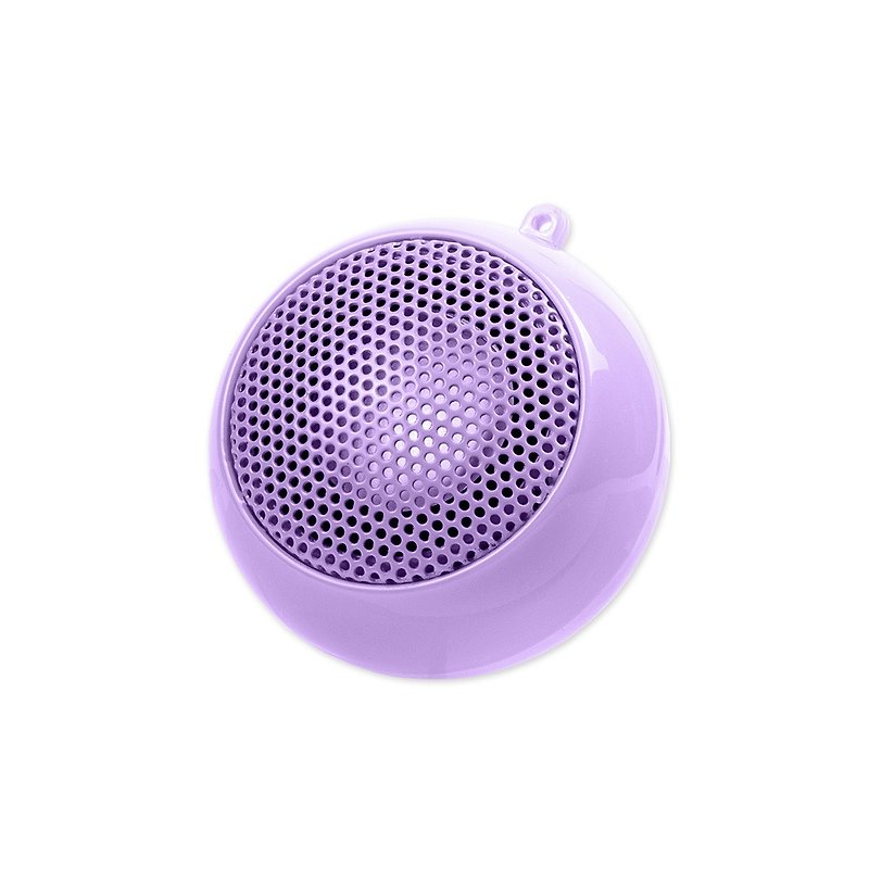 Royal Macaron Portable Speaker - Dancing Blueberry - ลำโพง - พลาสติก สีม่วง